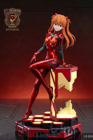Alternative view of Soryu Asuka Langley Neon Genesis Evangelion 1/6 Scale TOPGK Statue - RED DIAMOND Studio