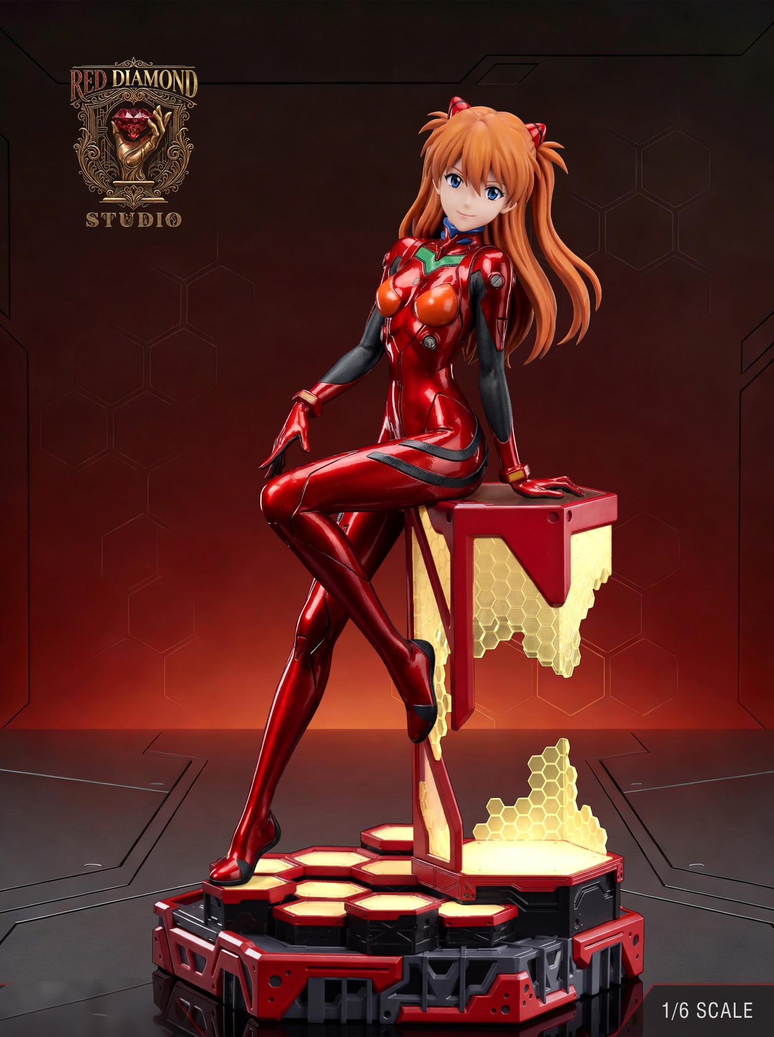 Soryu Asuka Langley Neon Genesis Evangelion 1/6 Scale TOPGK Statue - RED DIAMOND Studio