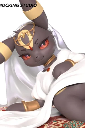 Alternative view of Umbreon the Dancer Pokémon 1/20 Scale Statue - Zhu Yi Wan Jia Studio
