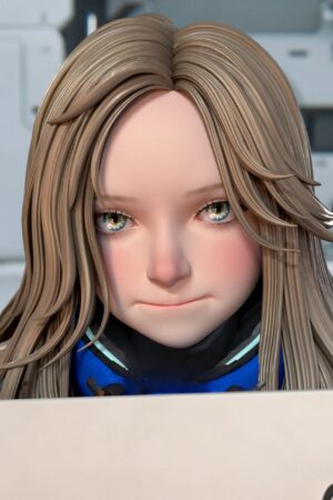 Alternative view of Diana Pragmata 1/4 Scale TOPGK Statue - REFLECTION Studio