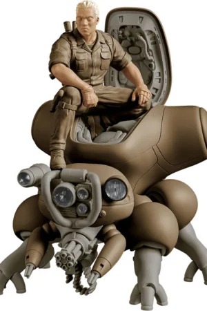 Alternative view of Max Factory PLAMAX minimum factory MF-95 Ghost in the Shell Batou with Fuchikoma 120 Plastic Model