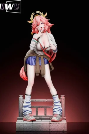 Yae Miko & Raiden Shogun Genshin Impact 1/6 Scale TOPGK Statue - Miwu Studio