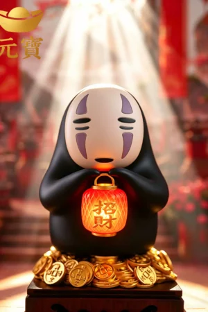 No Face Attract Wealth Spirited Away - Yuan Bao Studio