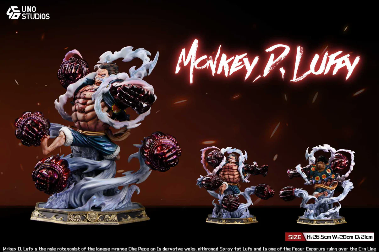 Gear 4 Luffy One Piec 1/8 Scale Resin Statue – Limited Collectible by UNO Studio - Image 5