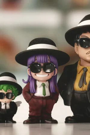 Arale Norimaki × Gatchan × Senbei Norimaki Dr. Slump Resin Statue- ZOR Studio (Limited Edition)