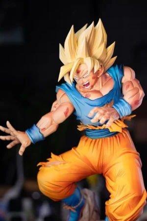 Alternative view of Goku Push The Blast Forward Dragon Ball 1/6 Scale TOPGK Statue - LP Studio