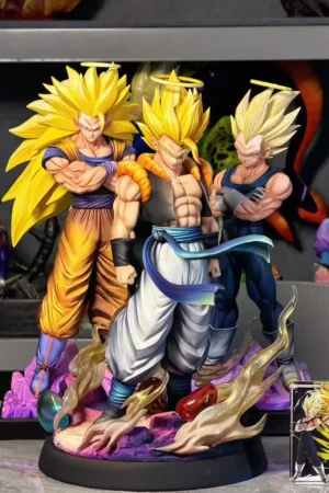Alternative view of Gogeta (Super Saiyan) Resin Statue Multiple Scales Available - WDF Studio