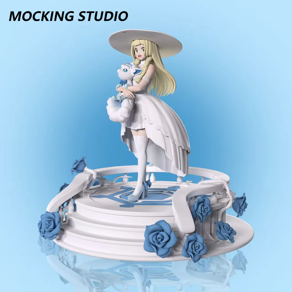 Bride Lillie 1/8 Scale Resin Statue – Pokémon | Zhu Yi Wan Jia Studio - Image 17