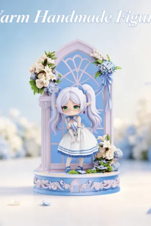 Frieren X Fern Frieren: Beyond Journey's End Chibi Black & White Lolita - Qi Chen Studio