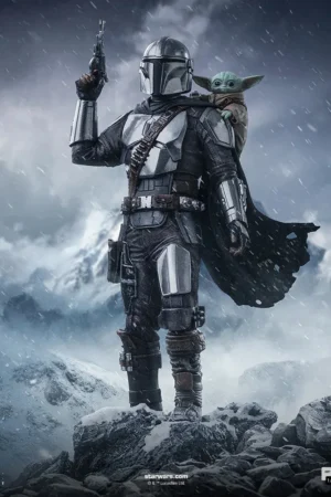 Mandalorian & Grogu  Star Wars 1/10 Art Scale Statue (Licensed) – Iron Studios