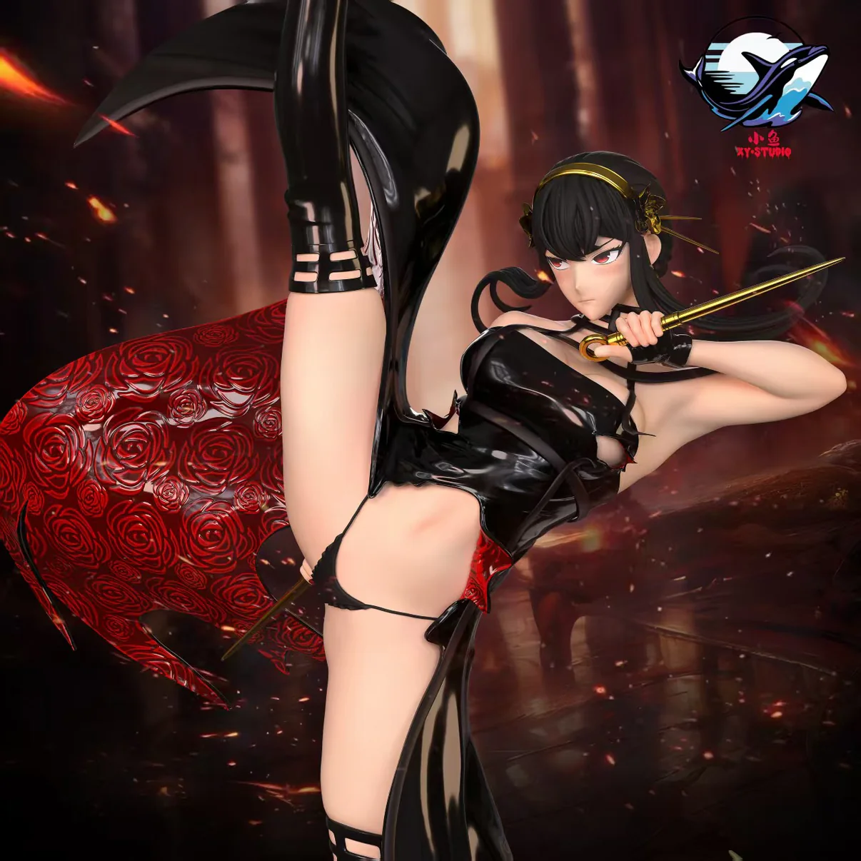 Yor Forger Thorn Princess Spy x Family 1/6 Scale TOPGK Statue - XY Studio - Image 2