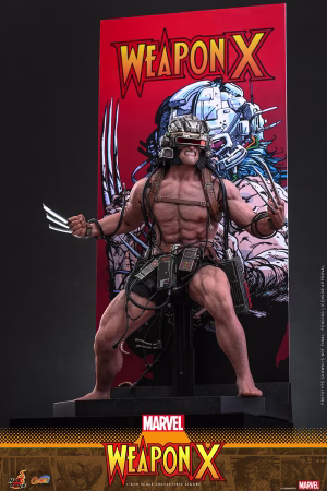 Hottoys - Marvel Comics Weapon X 1/6th Scale Collectible Figure Logan Wolverine CMS034 (Licensed)