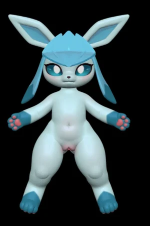 Glaceon Pokémon LIFE-SIZE Sex Silicone Doll - Spirit Demon Studio