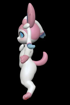 Alternative view of Sylveon Pokémon Life-Size Sex Silicone Doll - Spirit Demon Studio