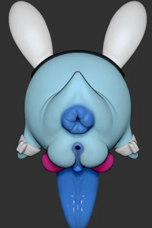 Alternative view of Rabbit Ghost Doll Original [R18]- Spirit Demon Studio
