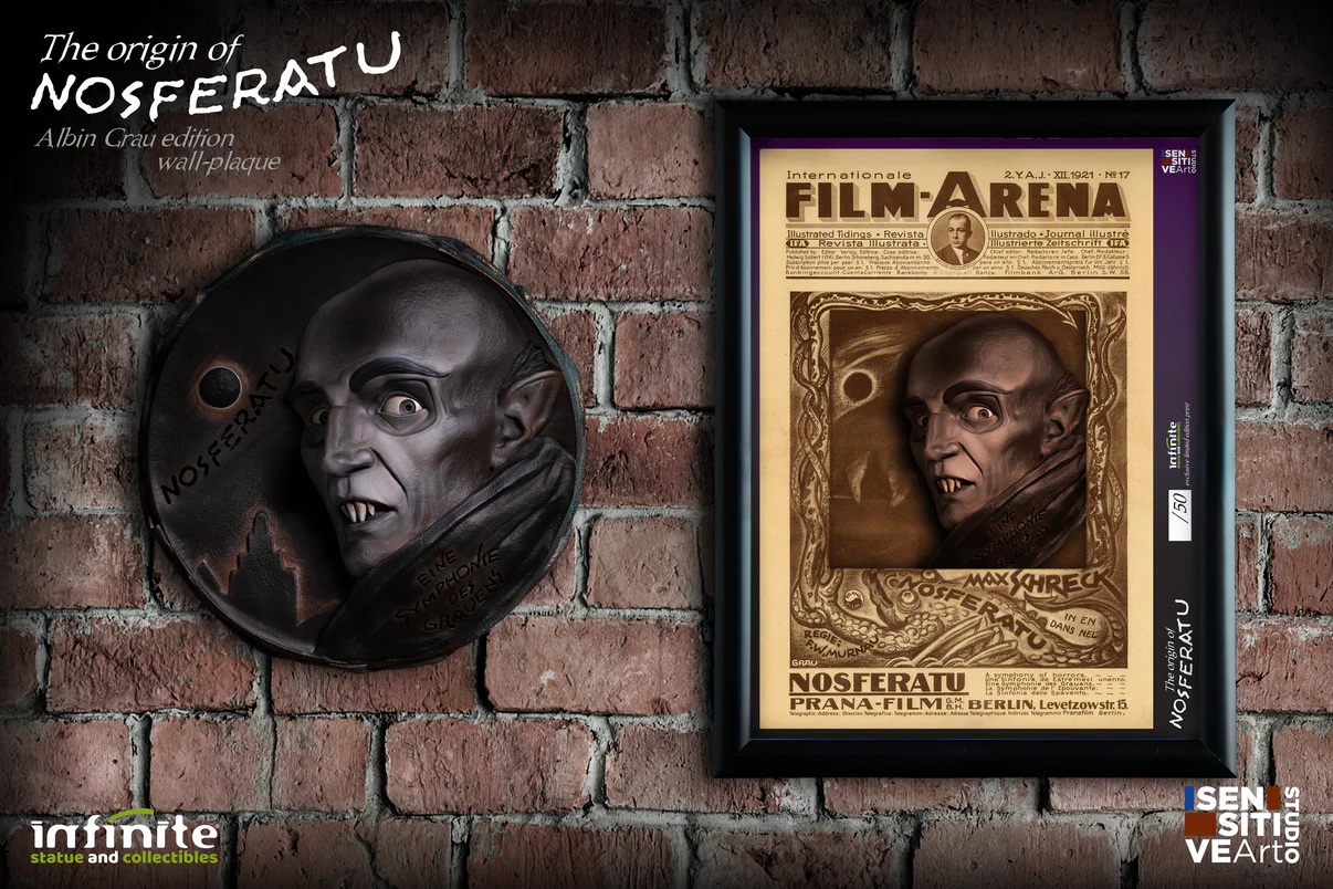 Infinite Statue – The Origin of Nosferatu (Albin Grau Edition) Wall Plaque (Licensed) - Image 2