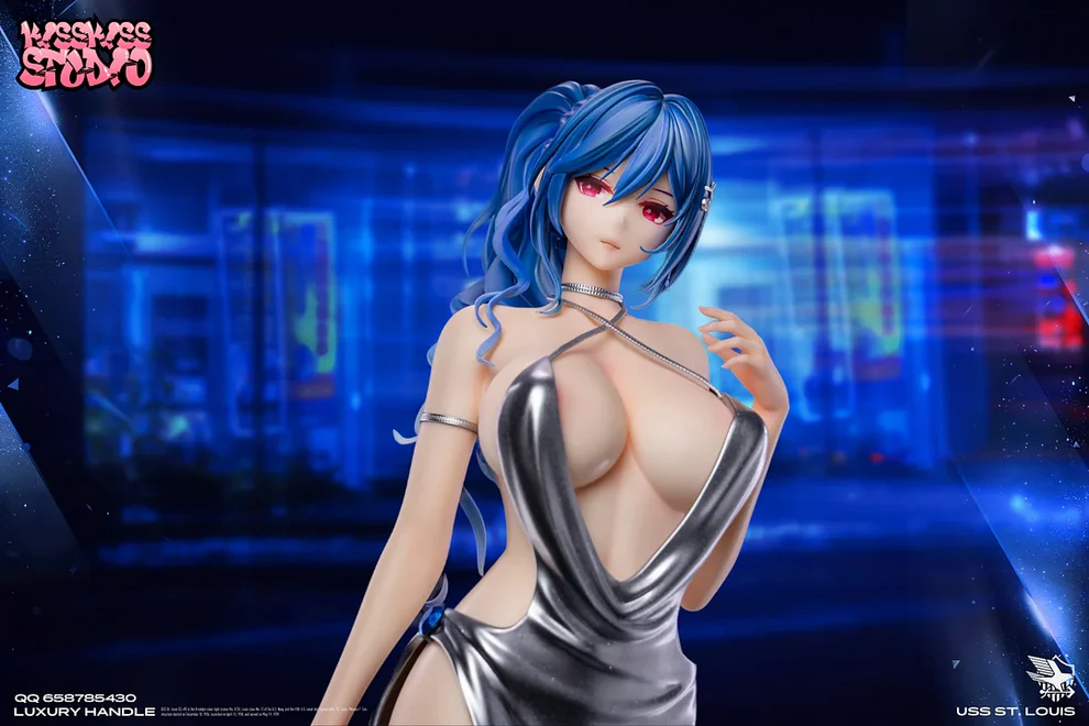 Azur Lane – St. Louis Evening Gown Ver. 1/4 Scale GK Statue – KissKiss Studio - Image 3