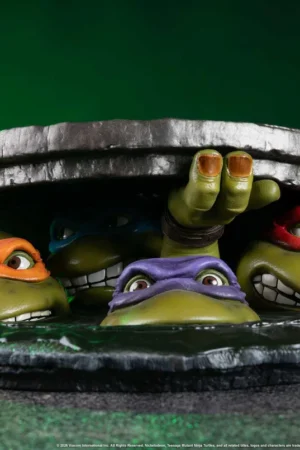 Alternative view of Premium Collectibles Studio - Teenage Mutant Ninja Turtles (1990) Underground (Tabletop Edition) 1/4 Scale Diorama Statue TMNTDIO14 (Licensed)