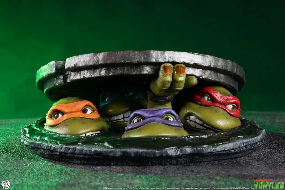 Premium Collectibles Studio - Teenage Mutant Ninja Turtles (1990) Underground (Tabletop Edition) 1/4 Scale Diorama Statue TMNTDIO14 (Licensed) - Image 2