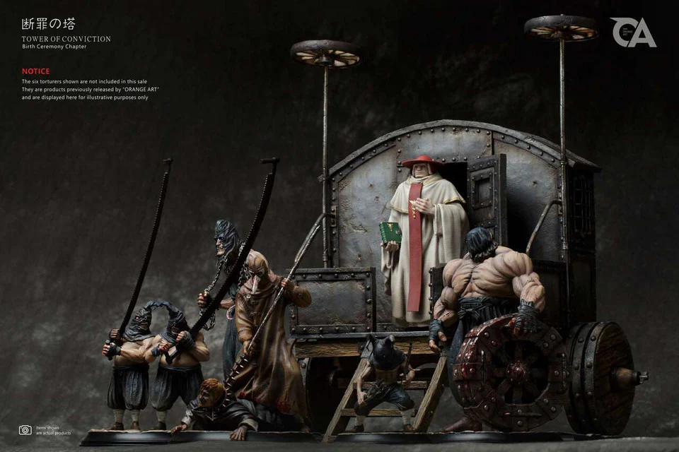 Berserk – Father Mozgus & Conviction Tower Scene Statue 1/10 Scale – Orange Art Studio - Image 2