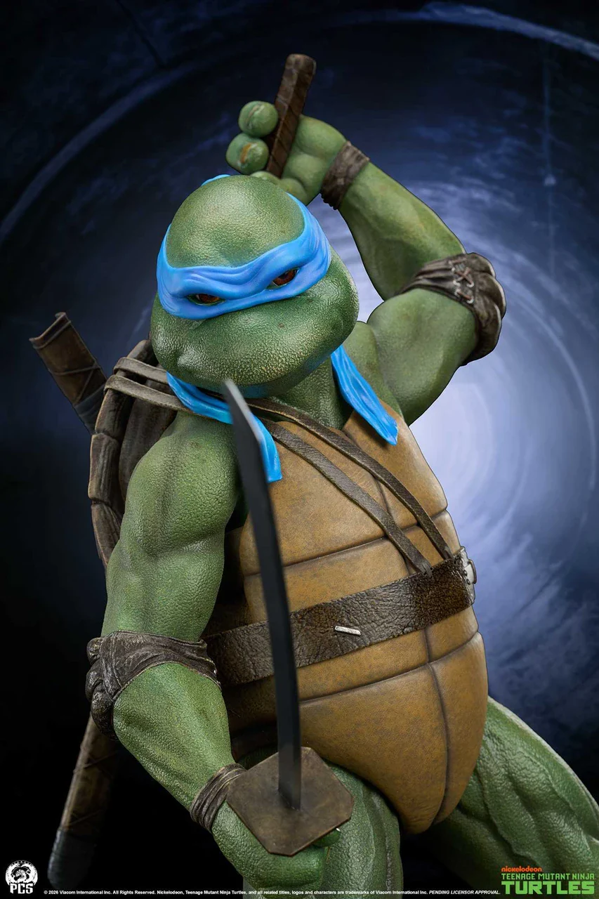 Premium Collectibles Studio – Teenage Mutant Ninja Turtles (1990) 1/2 Scale Leonardo Statue (Licensed) - Image 7