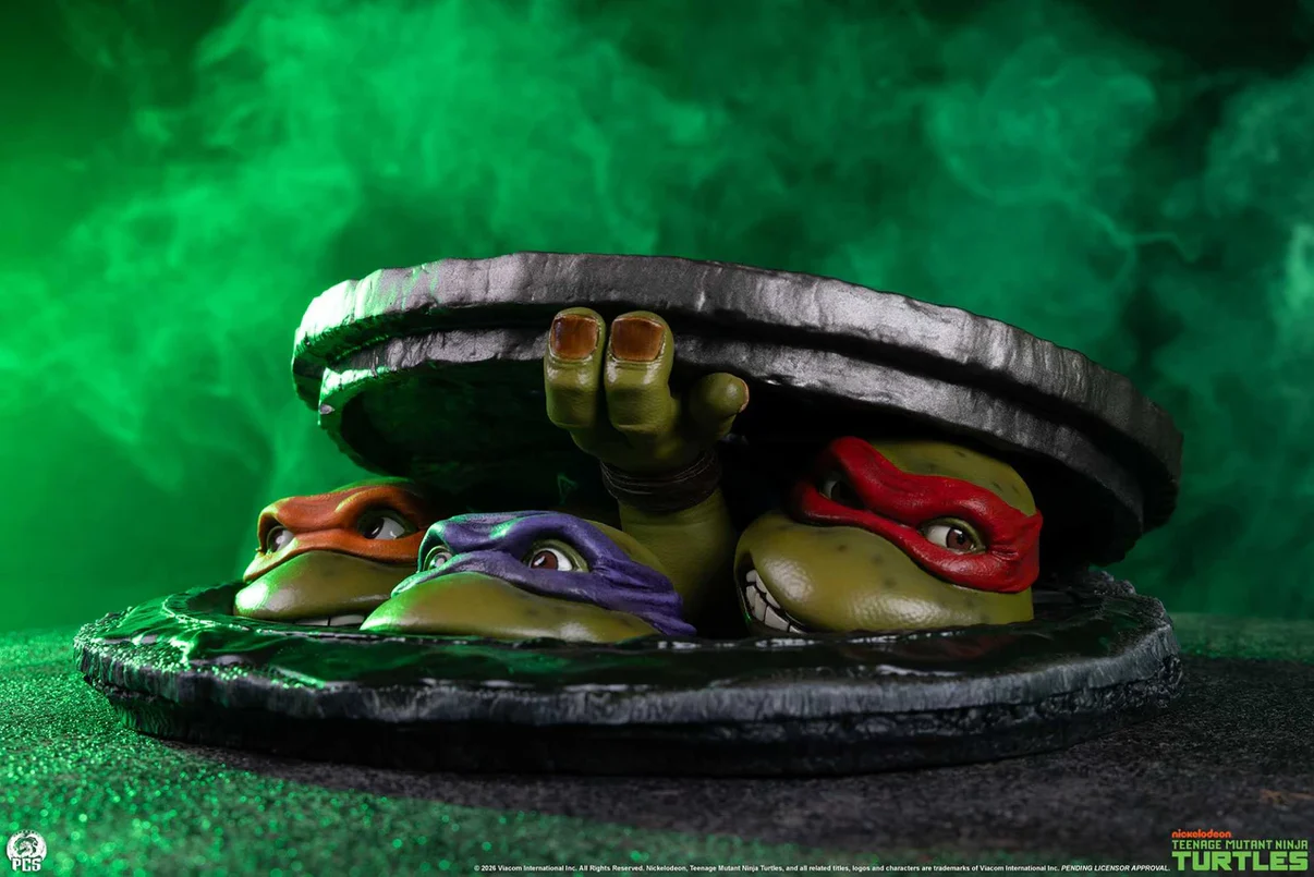 Premium Collectibles Studio - Teenage Mutant Ninja Turtles (1990) Underground (Tabletop Edition) 1/4 Scale Diorama Statue TMNTDIO14 (Licensed) - Image 5