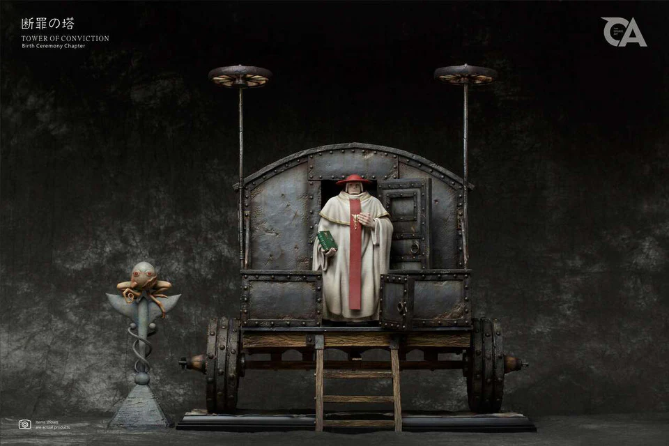 Berserk – Father Mozgus & Conviction Tower Scene Statue 1/10 Scale – Orange Art Studio - Image 4