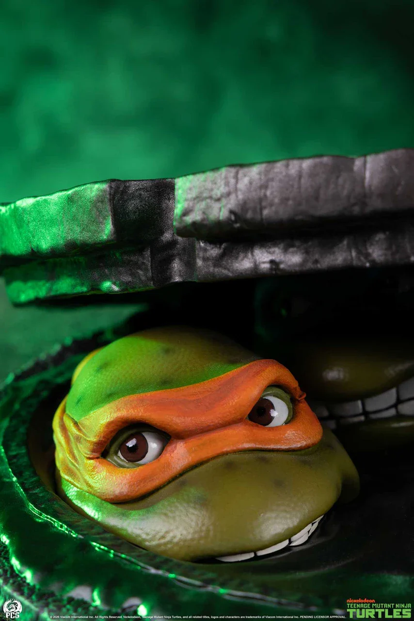 Premium Collectibles Studio - Teenage Mutant Ninja Turtles (1990) Underground (Tabletop Edition) 1/4 Scale Diorama Statue TMNTDIO14 (Licensed) - Image 7