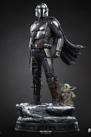 Mandalorian and Grogu The Mandalorian and Grogu Movie Legacy Replica 1/4 Scale Statue - Iron Studio