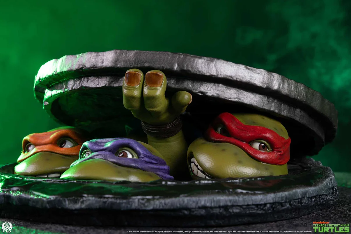 Premium Collectibles Studio - Teenage Mutant Ninja Turtles (1990) Underground (Tabletop Edition) 1/4 Scale Diorama Statue TMNTDIO14 (Licensed) - Image 12
