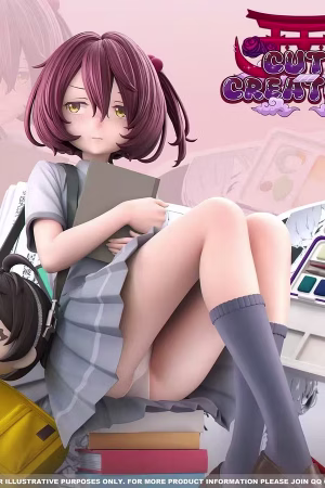 Alternative view of Cute Creators Studio – Komari Chika Too Many Losing Heroines! | 1/6 Scale Resin Statue