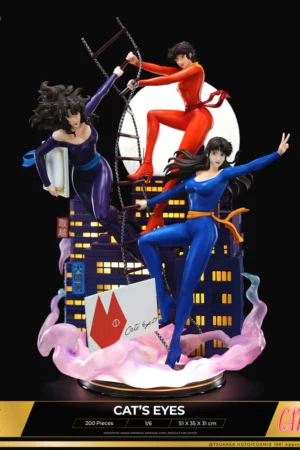 Alternative view of Cat’s Eye – Kisugi Sisters 1/6 Scale Scene Statue – Cartoon Kingdom Studio