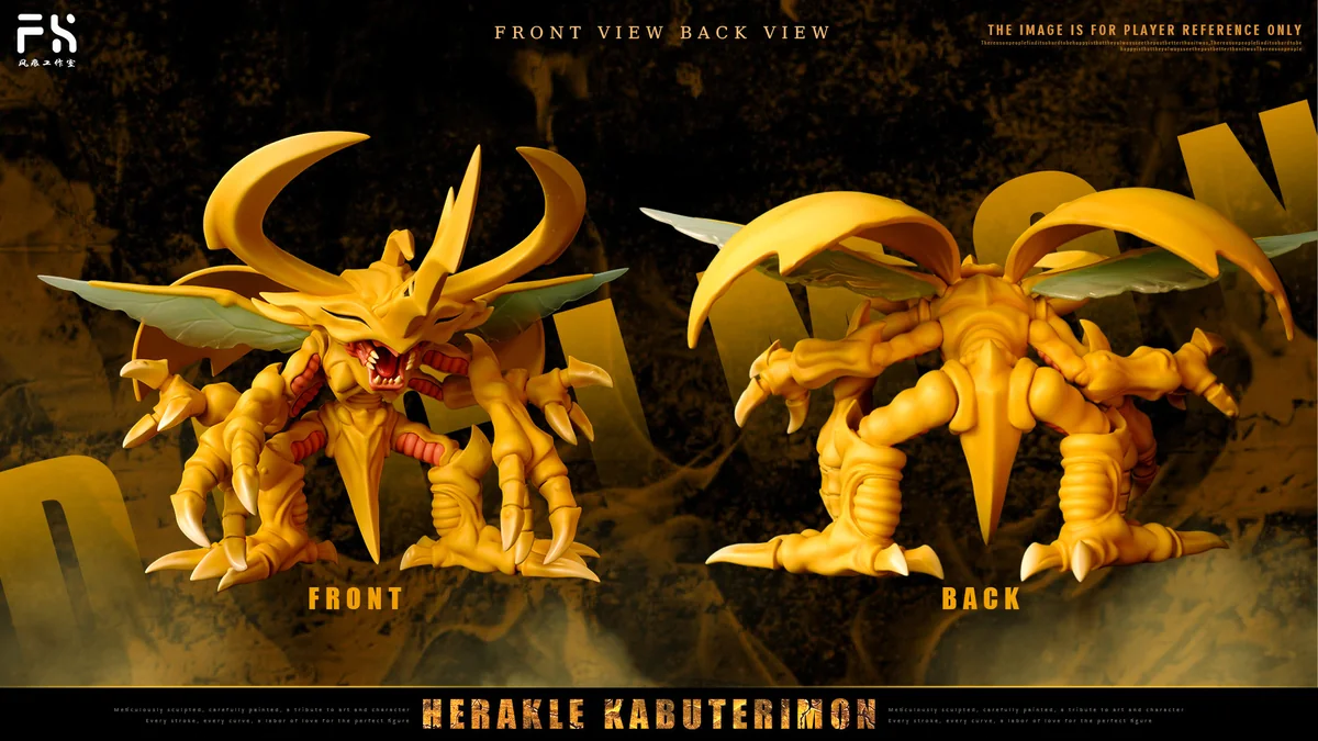 FH Studio – HerculesKabuterimon Digimon Resin Statue (Small Scale) - Image 5