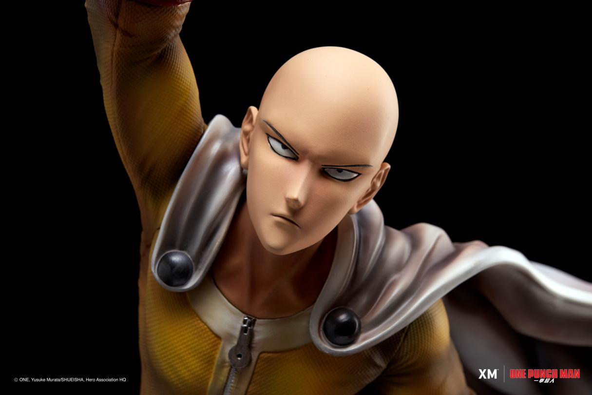 One Punch Man Saitama 1/4 Scale Statue – XM Studios Limited Edition Premium Collectible Diorama - Image 2