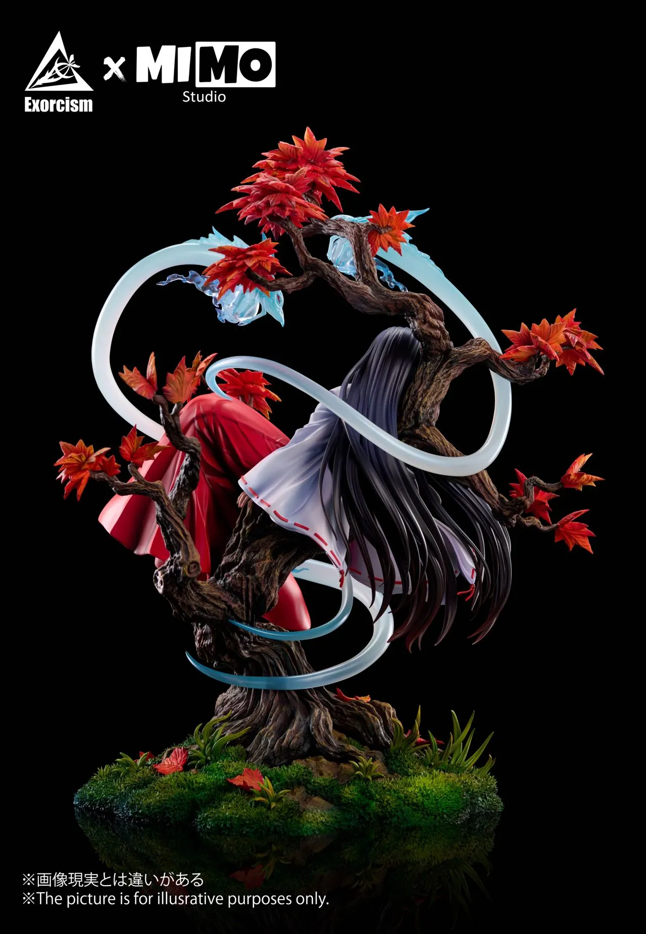 Exorcism & MIMO Studio – S+ Kikyo (Slumbering) Inuyasha Series | 1/6 Scale Premium Resin Statue - Image 6