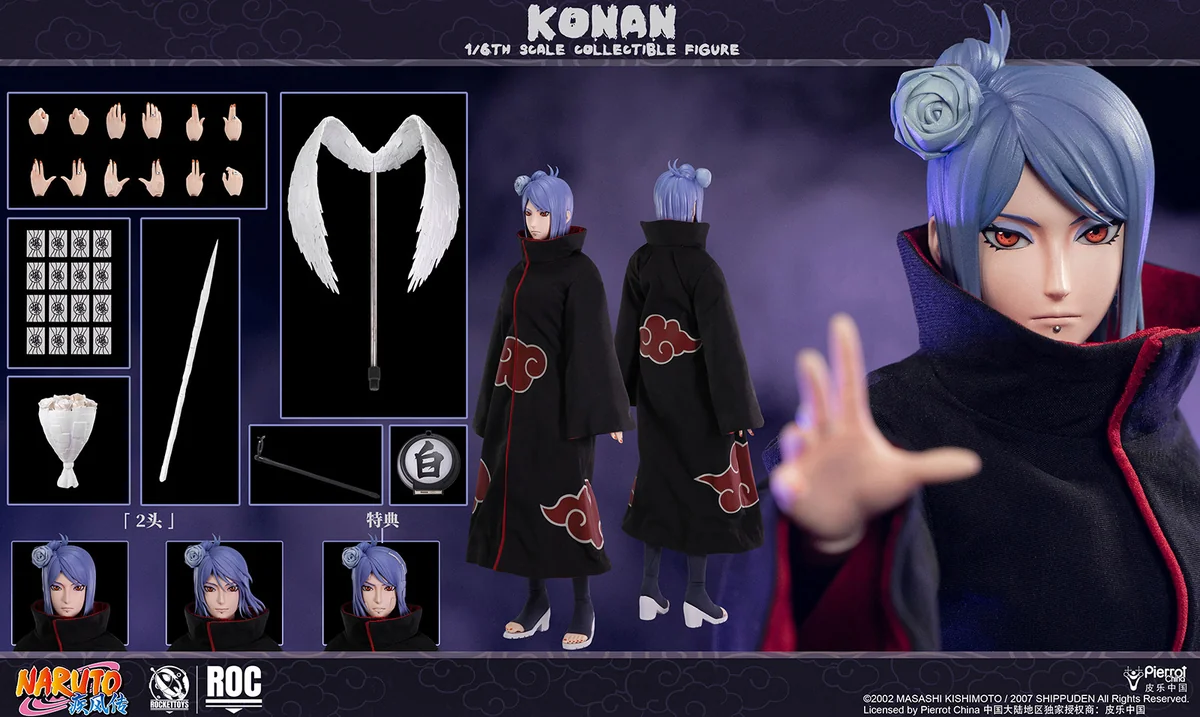 ROCKETTOYS – Konan (Naruto Shippuden) ROC-023 1/6 Scale Action Figure - Image 2