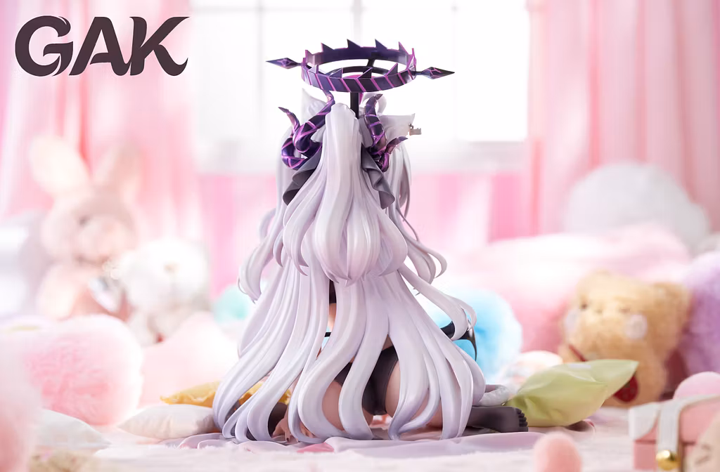 GAK Studio – Sorasaki Hina Cat Pajamas × Yurizono Seia “A Good Book” Blue Archive | 1/6 Scale Resin Statue - Image 12
