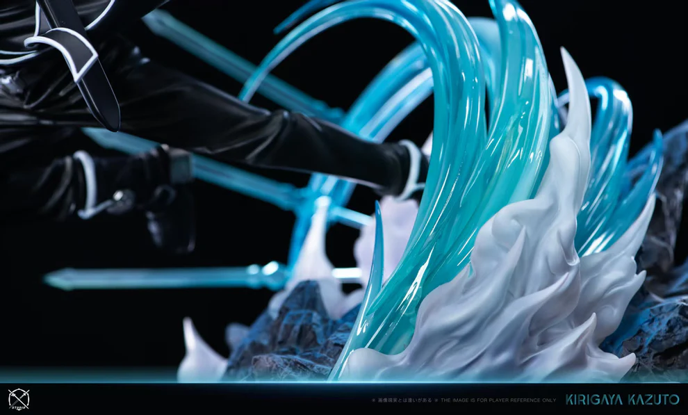 Sword Art Online – Kirito “Black Swordsman” Dual Blade Battle 1/6 Scale GK Statue – X-Studio Limited Edition - Image 7