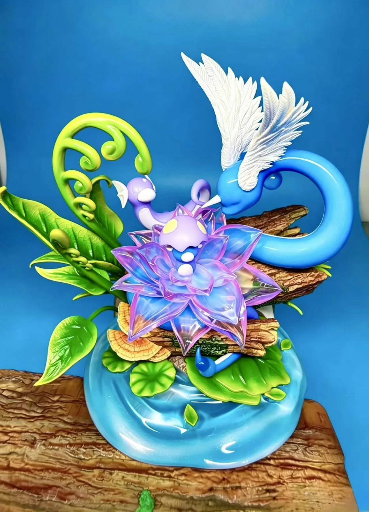 Xing Luo Bao Hui She Studio – Dragonair Ecological Scene Pokémon | 1/20 Scale Resin Diorama - Image 3