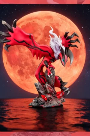 Alternative view of Pokémon Yveltal 1/10 Scale LED Statue - Moment Studio