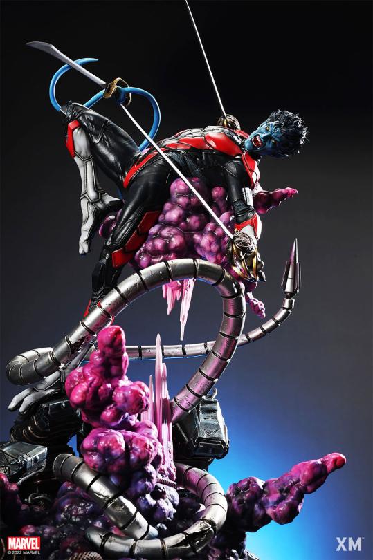 Marvel X-Men Nightcrawler 1/4 Scale Statue – XM Studios Limited Edition Premium Collectible Diorama - Image 11