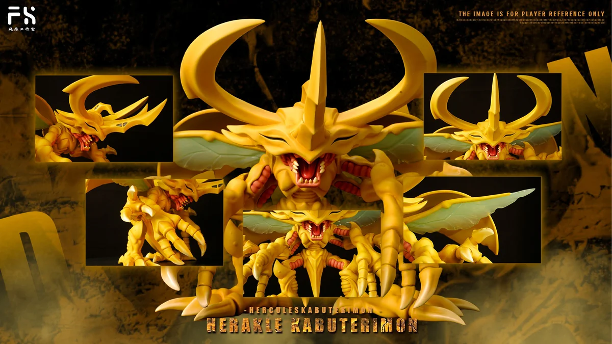 FH Studio – HerculesKabuterimon Digimon Resin Statue (Small Scale)