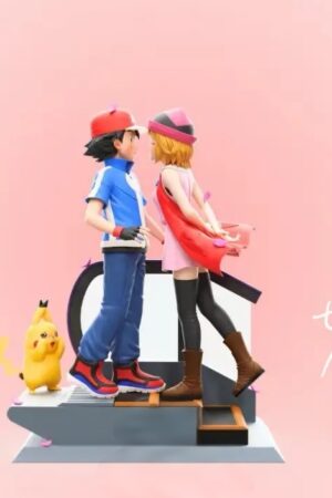 Racer Studio – Ash × Serena “Kissing Scene” Diorama Pokémon 1/20 Scale Scene Statue