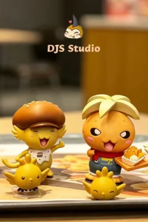 Burgamon & EbiBurgamon & Potamon & Chickmon & Agumon Digimon WCF Scale - DJS Studio