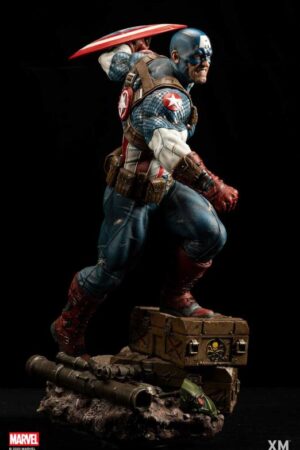 Alternative view of Marvel Ultimate Universe – Ultimate Captain America 1/4 Scale Statue – XM Studio