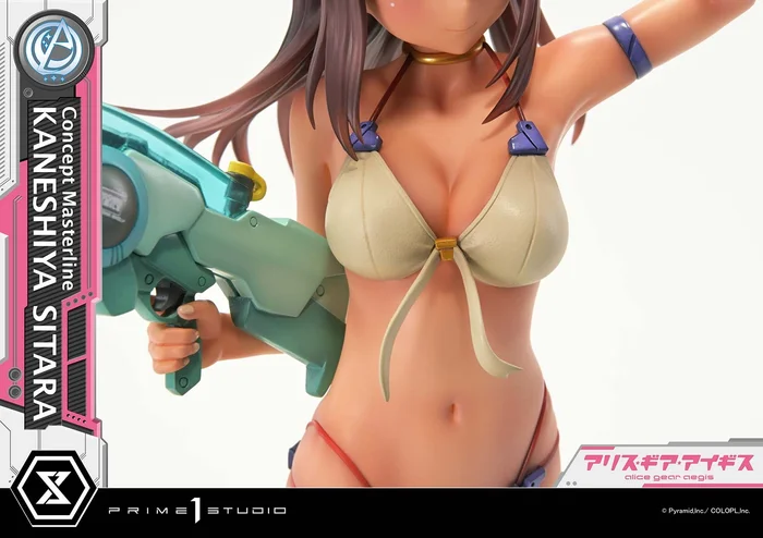 Prime 1 Studio – Concept Masterline Sitara Kaneshiya (Swimsuit Ver.) Alice Gear Aegis 1/5 Scale Polystone Statue - Image 12