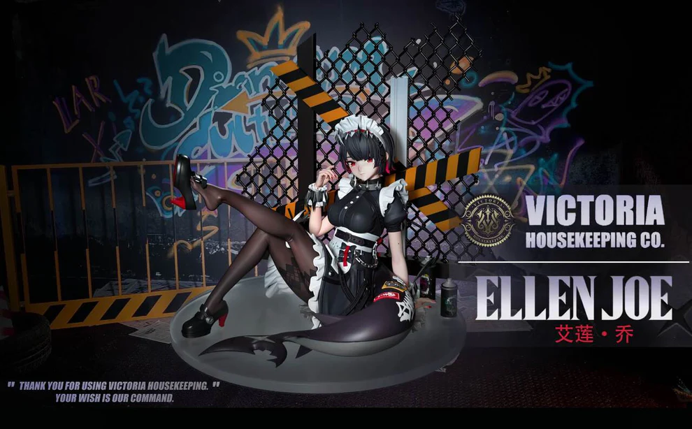 Zenless Zone Zero – Ellen Joe “Victoria Housekeeping” 1/6 & 1/4 Scale Statue – Ghost Train Studio - Image 2