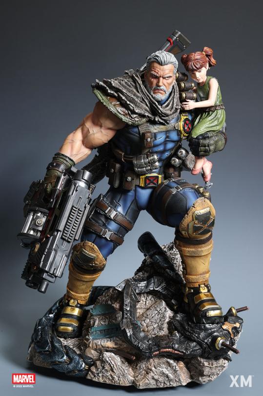 Marvel X-Men Cable with Hope 1/4 Scale Statue – XM Studios Limited Edition Premium Collectible Diorama - Image 15