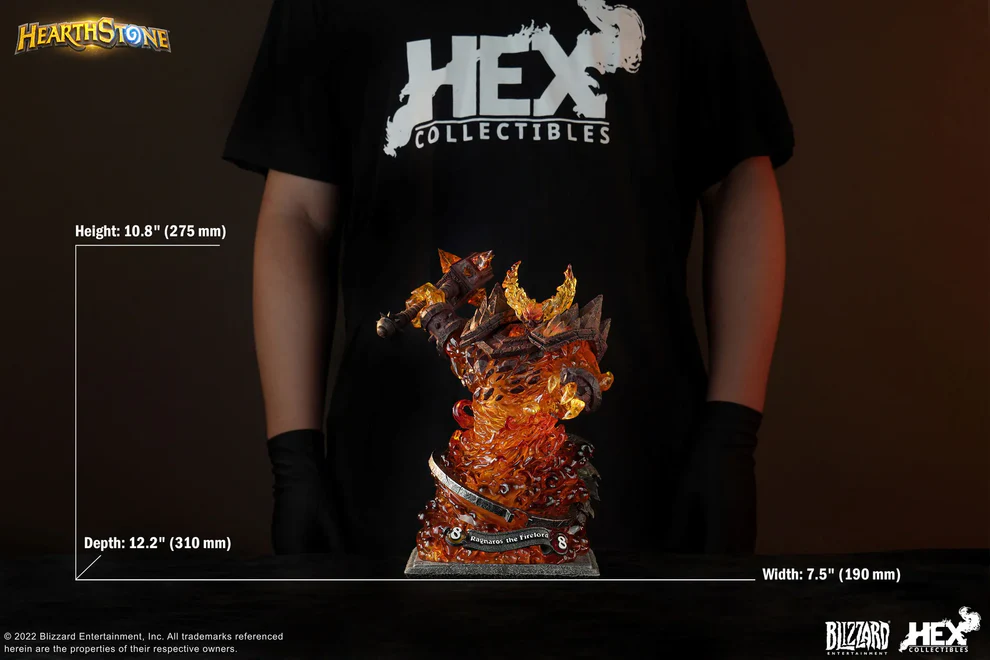 Hearthstone / World of Warcraft – Ragnaros the Firelord LED Statue 1/10 Scale Official Licensed Version – HEX Collectibles - Image 10