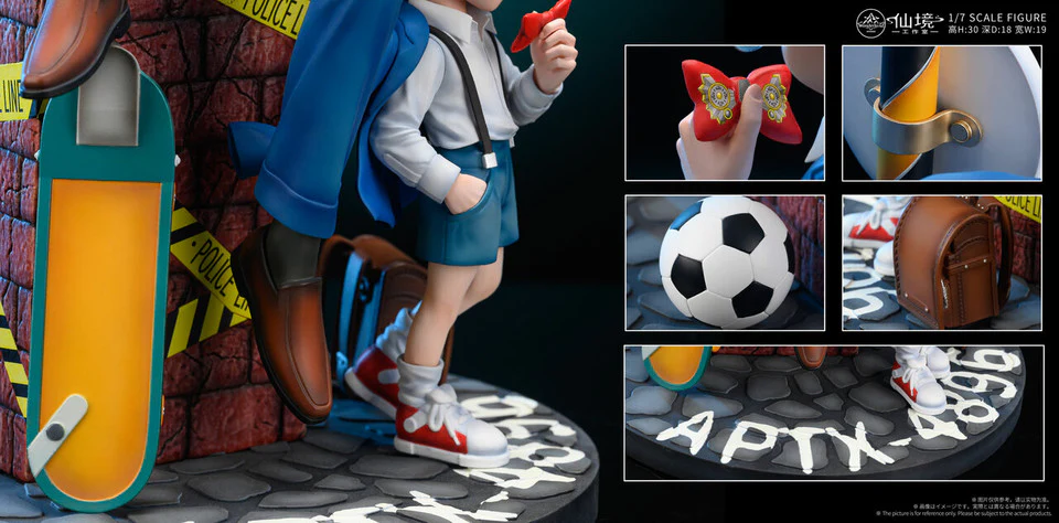Detective Conan – Shinichi Kudo & Conan Edogawa Dual Form 1/7 Scale Statue – Wonderland Studio Limited Edition - Image 3